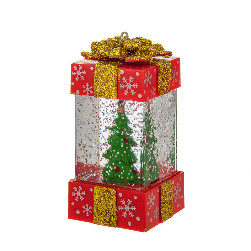 Christmas Decorations Crystal Ball Christmas Gift Box Lights