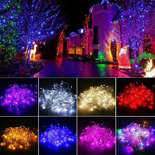 Outdoor Waterproof LED Fairy String Lights | Garland Beads Christmas Tree Decor