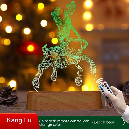 3D Lamp Acrylic LED Christmas Ornaments