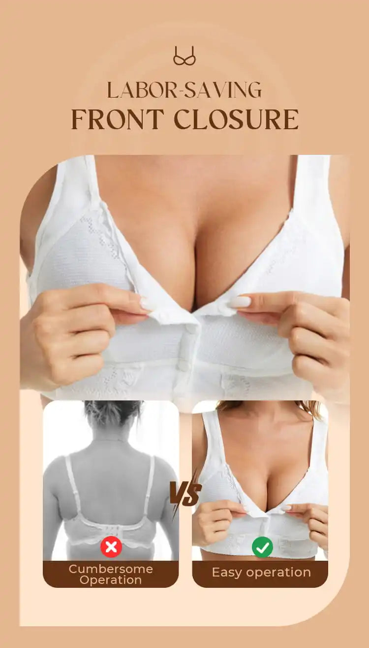 Wireless Breathable Bra Underwear for Middle-aged