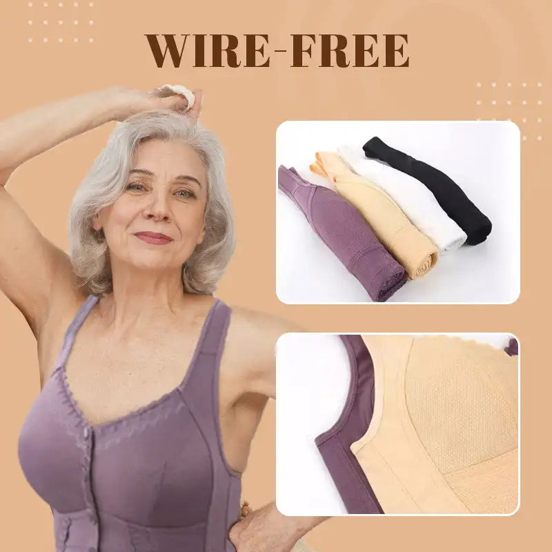 Wireless Breathable Bra Underwear for Middle-aged