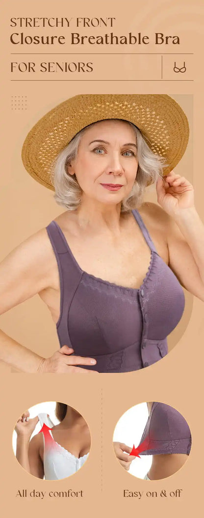 Wireless Breathable Bra Underwear for Middle-aged