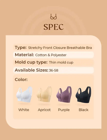 Wireless Breathable Bra Underwear for Middle-aged